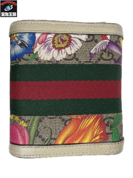 GUCCI オフィディア フローラル マーモント 折財布