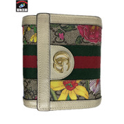 GUCCI オフィディア フローラル マーモント 折財布