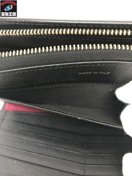  Montblanc Black Leather Sartorial Zip Around Wallet 長財布