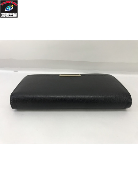  Montblanc Black Leather Sartorial Zip Around Wallet 長財布