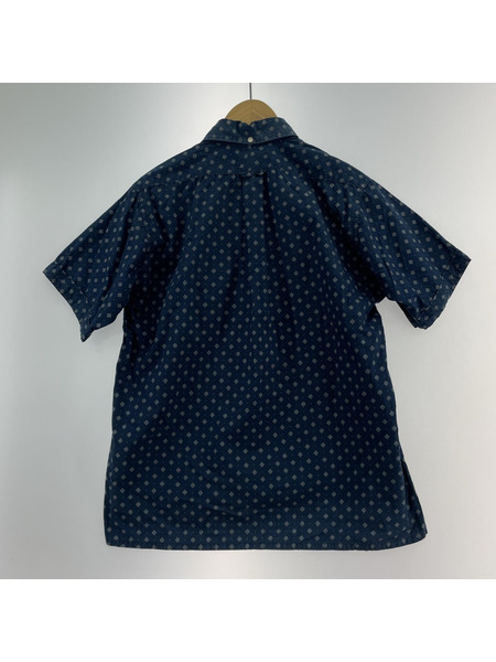 Engineered Garments 半袖シャツ プルオーバー SSシャツ 紺 (S)