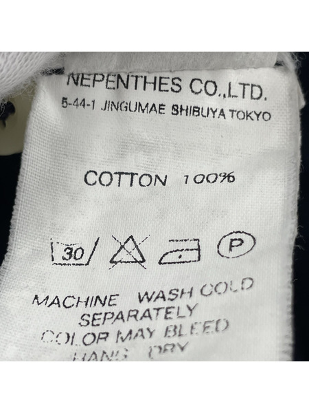 Engineered Garments 半袖シャツ プルオーバー SSシャツ 紺 (S)