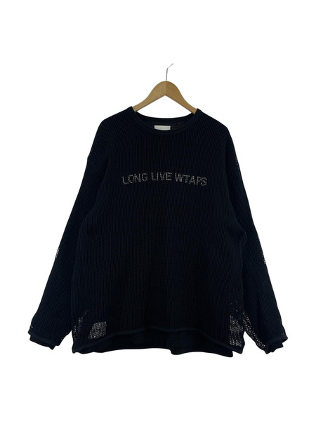 WTAPS 長袖カットソー ロンT 241ATDT-CSM11 WTAPS長袖Tシャツ/2/BLACK