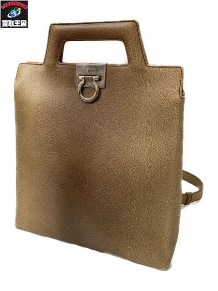 S.Ferragamo ガンチーニ 3WAYバッグ