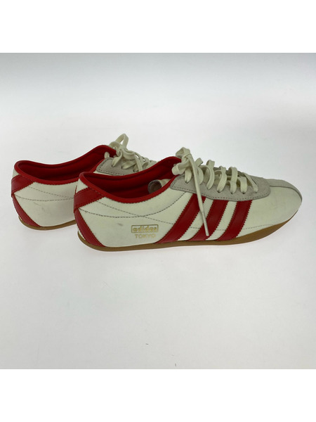 adidas スニーカー TOKYO W 白×赤 25.5cm