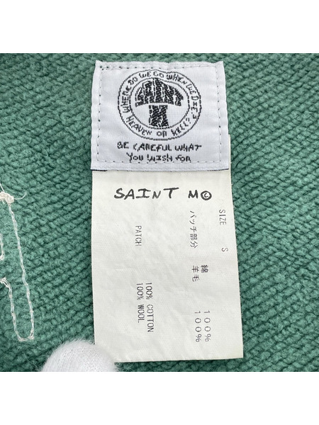 SAINT MICHAEL22SS/FELT Patch/S/グリ-ン/SM-S22-0000-040
