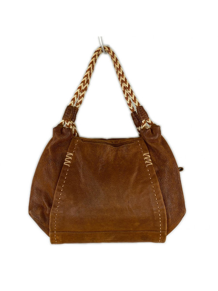 genten ハンドバッグ ハンドル 編ミ込ミ[値下]