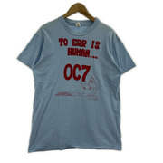 HANES 半袖Tシャツ・カットソー 70s Human SSTEE L ブルー