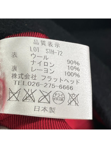 THE FLAT HEAD ジャケット BIG WHEELS カバーオール ブラック 40[値下]