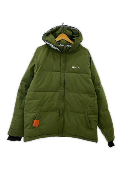 RVCA ダウンジャケット 中綿ジャケット カーキ (M)