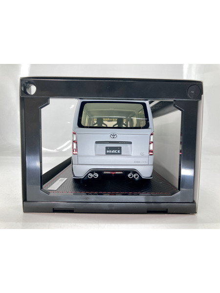 1/18スケールカー 1/18 T・S・D WORKS HIACE Matte Gray