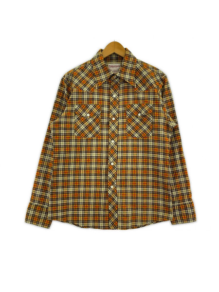 TOYS McCOY 長袖シャツ TAXI DRIVER PRINTED COTTON CHECK SHIRT