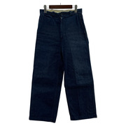 OLD・VINTAGE デニム・ジーンズ 60s頃 IDEALジップ 両爪 デニムワークパンツ