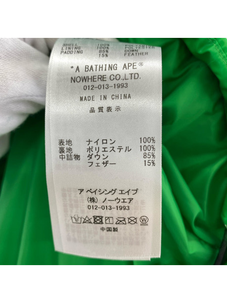 A BATHING APE ダウンジャケット ダウンベスト 001DNK801306M
