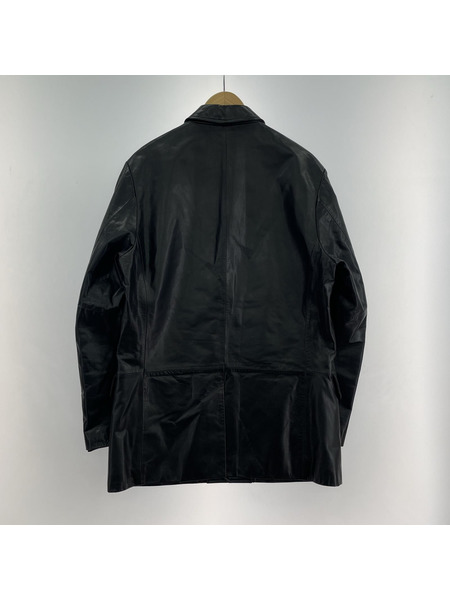 Banana Republic レザーボタンジャケット M ブラック