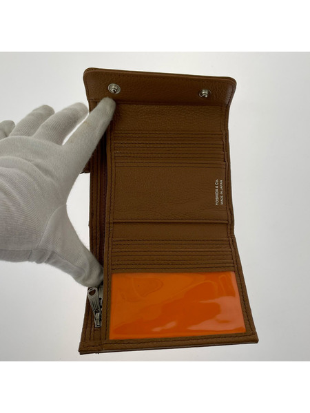 PORTER コンパクトウォレット 吉田カバン/3ツ折リ/ブラウン