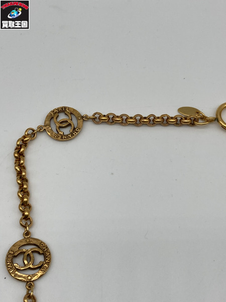 CHANEL シャネル ココマーク ネックレス ゴールドカラー 2 8 刻印