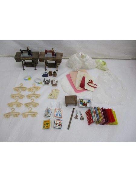 シルバニア 森の仕立て屋さん ※内箱欠品/パーツ欠品あり