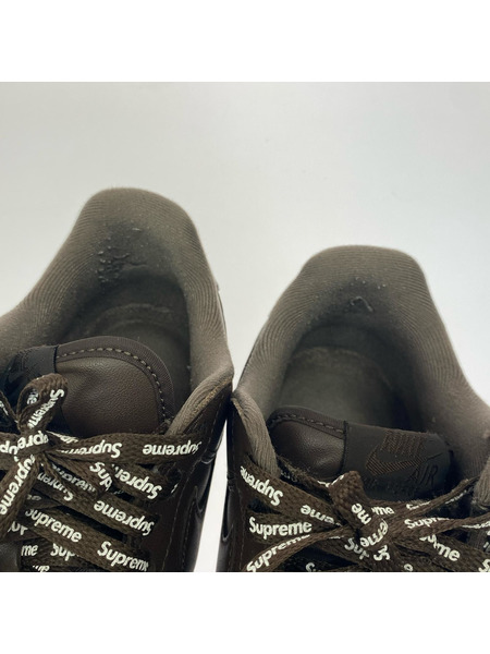 NIKE×Supreme AIR FORCE 1 LOW SP スニーカー 27.5 ブラウン