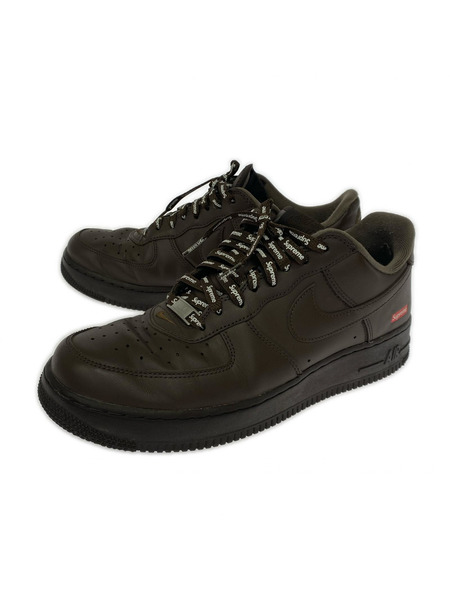 NIKE×Supreme AIR FORCE 1 LOW SP スニーカー 27.5 ブラウン