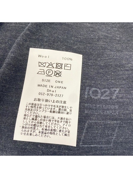 Dhal ストール Super 120's TOP Wool Jersey Utility Scarf