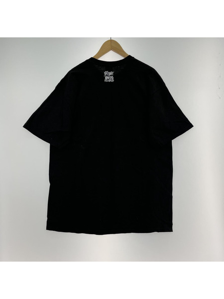 STUSSY YOUTH BRIGADE TEE フォトプリントTシャツ(XL) ブラック
