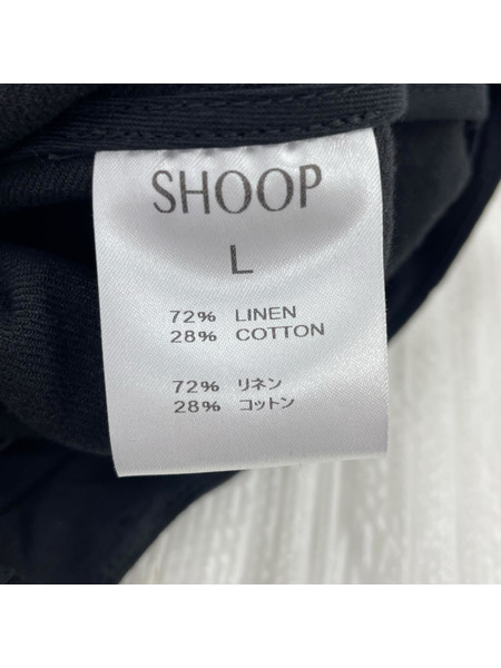 SHOOP ショートパンツ リネンフリンジショーツ/L