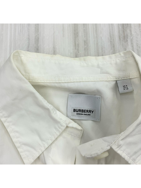 BURBERRY 半袖シャツ ホースフェリープリントS/Sシャツ 38 白