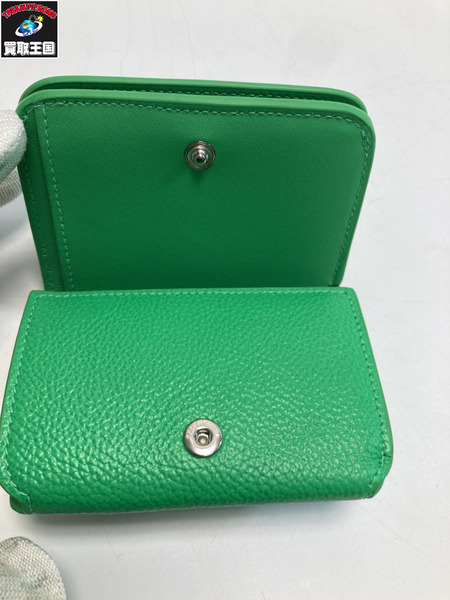  BALENCIAGA バレンシアガ 593813 キャッシュミニウォレット グリーン GRN コンパクトウォレット