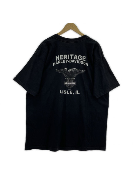 Harley-Davidson 半袖Tシャツ・カットソー 00s USA製 両面プリントTee 2XL