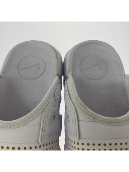 NIKE サンダル Air More Uptempo Slide Triple White