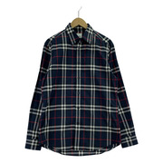 BURBERRY 長袖シャツ チェックシャツ NVY S