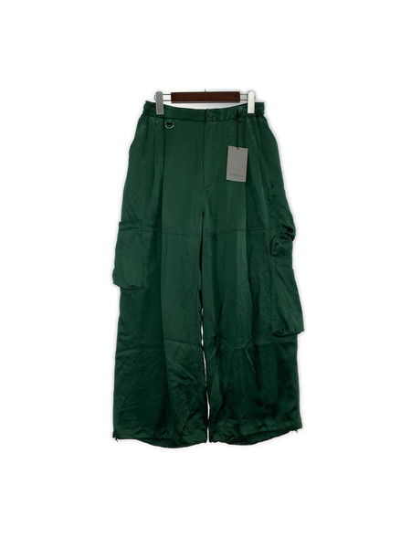 ANTHEM A サテンデザインパンツ 1 緑 A00120P
