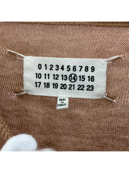 MAISON MARGIELA ニット・セーター エルボーパッチ 茶[値下]