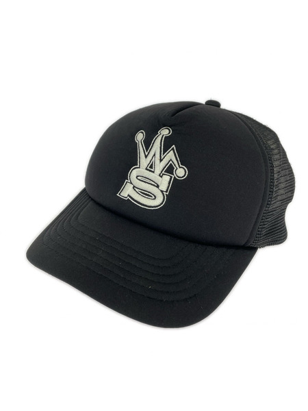 STUSSY キャップ Sクラウン メッシュキャップ BLK
