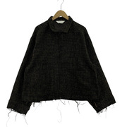 ANCELLM ジャケット TWEED ZIP JACKET 1 ブラウン