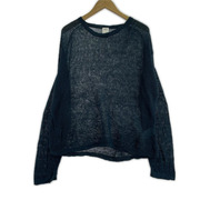 seya. komorebi sweater メッシュニット 2 紺