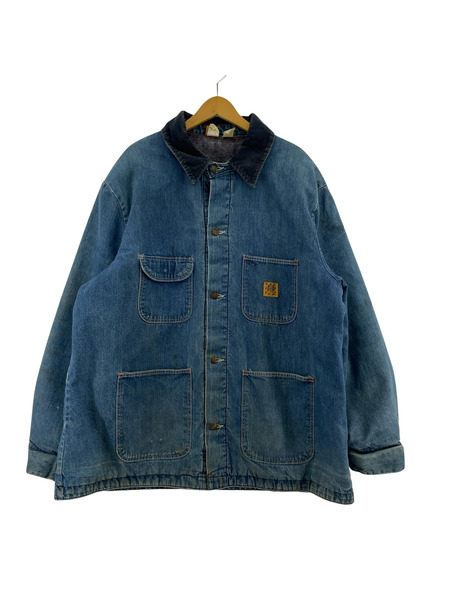 70s頃 BIG BEN USA製 ブランケットライナー デニムカバーオール (48)[値下]