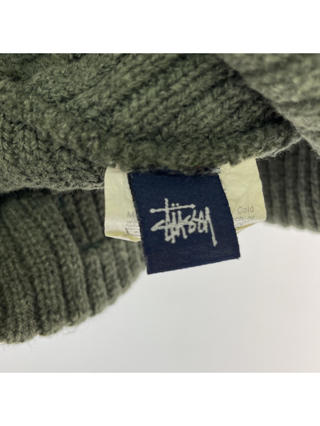 STUSSY ニットキャップ 90s USA製 ニットビーニー