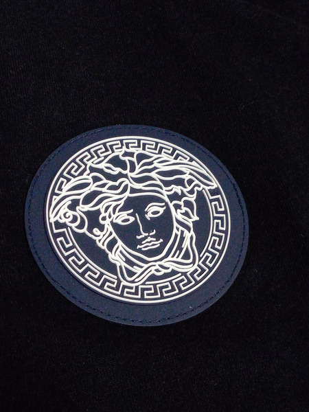VERSACE ロゴTEE 黒/46