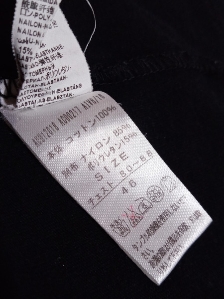 VERSACE ロゴTEE 黒/46