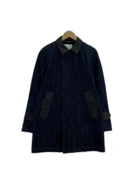nanamica デニムステンカラーコート GORE-TEX SUBF450 (XS