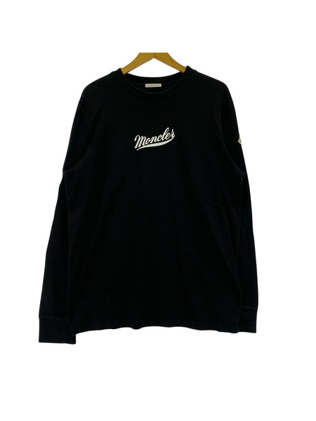 MONCLER 長袖Tシャツ・カットソー S ブラック[値下]