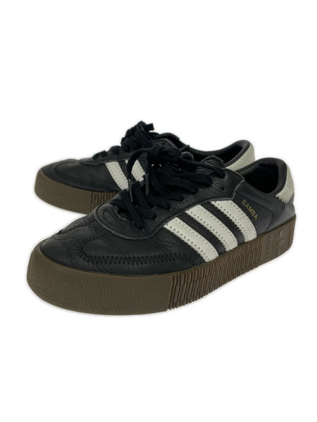 adidas スニーカー SAMBA ROSE/黒/22.5cm/B28156