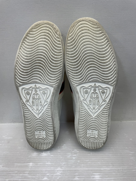 GUCCI エースライン ロゴバンド レザースニーカー 7