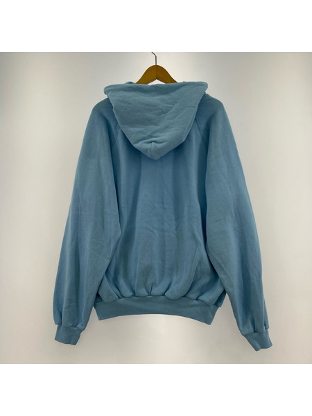 HANES パーカー 80's ラグランパーカー 水色 USA製