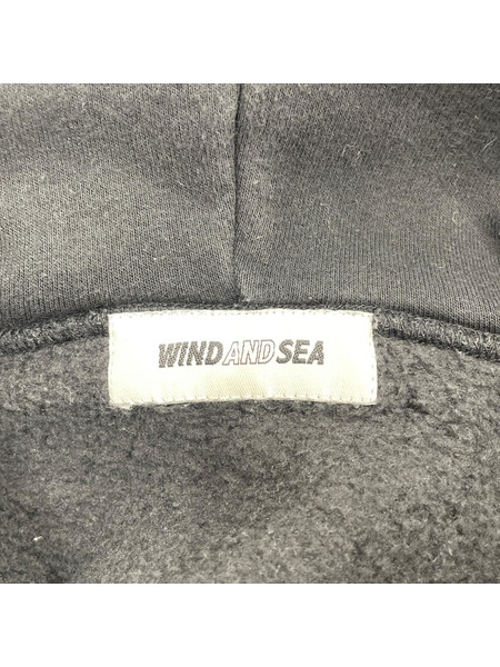 WIND AND SEA パーカー ブラック[値下]