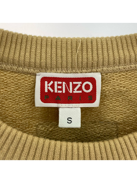 KENZO スウェット・トレーナー 23SS OVERSIZE SWEATSHIRT アップリケ 兎 茶