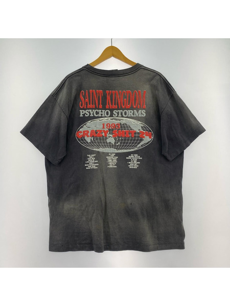 SAINT MICHAEL 半袖Tシャツ・カットソー 24SS/KINGDOM/L/GRY/日本製