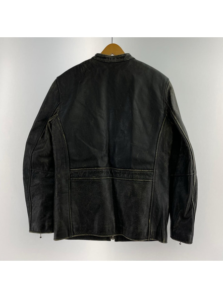 AVIREX ライダース シングルライダースジャケット レザー BLK